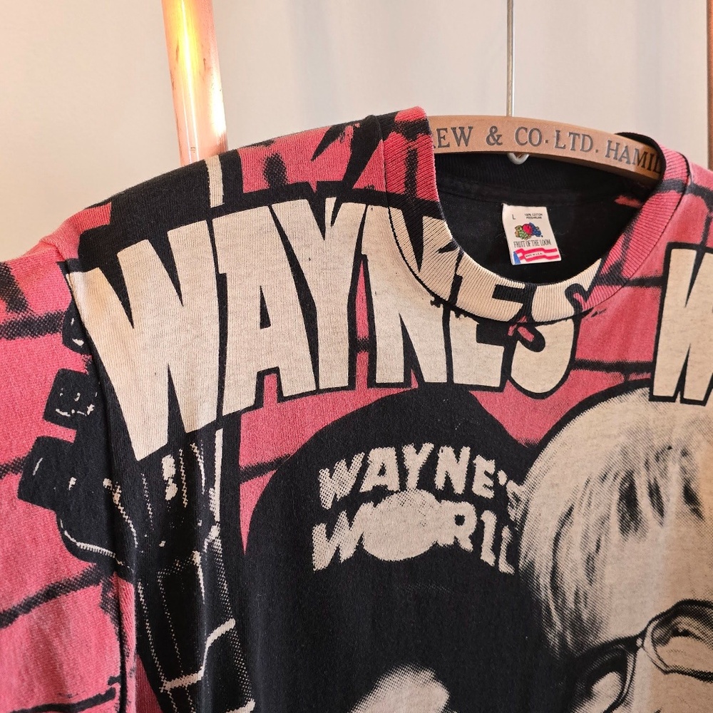 *ULTRA RARE* - NWOT - Vintage 1992 Wayne’s World - All Over Print - Picture 5 of 12